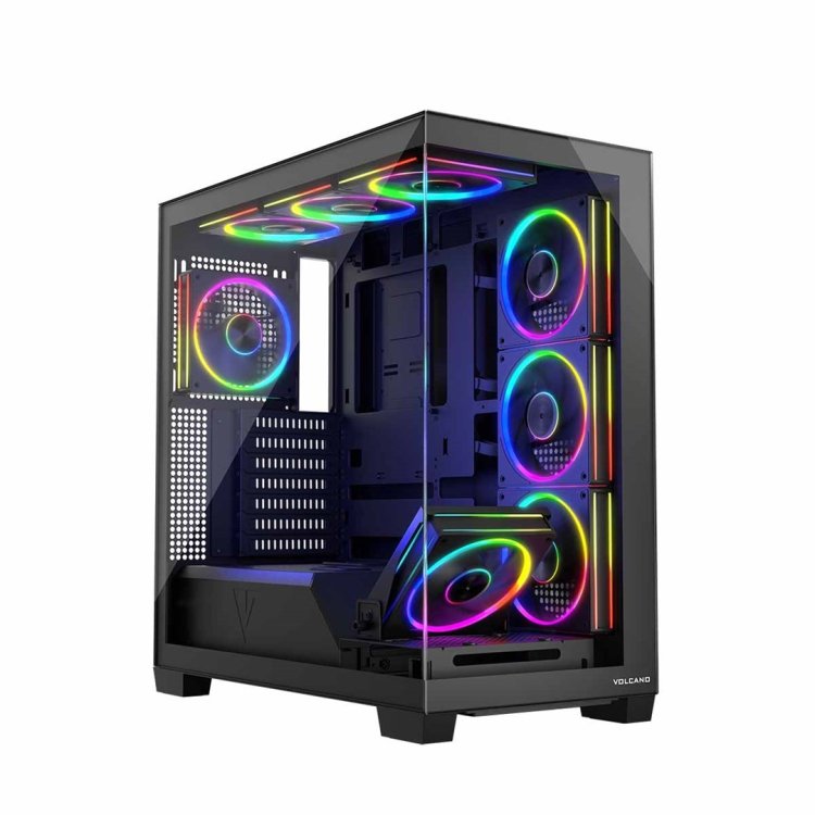 MODECOM OBUDOWA VOLCANO STELLAR ARGB MIDI 8F BLACK