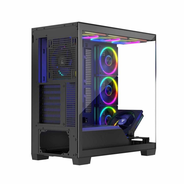 MODECOM OBUDOWA VOLCANO STELLAR ARGB MIDI 8F BLACK