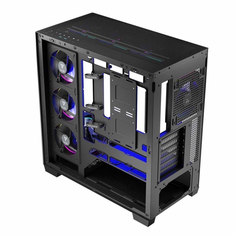 MODECOM OBUDOWA VOLCANO STELLAR ARGB MIDI 8F BLACK