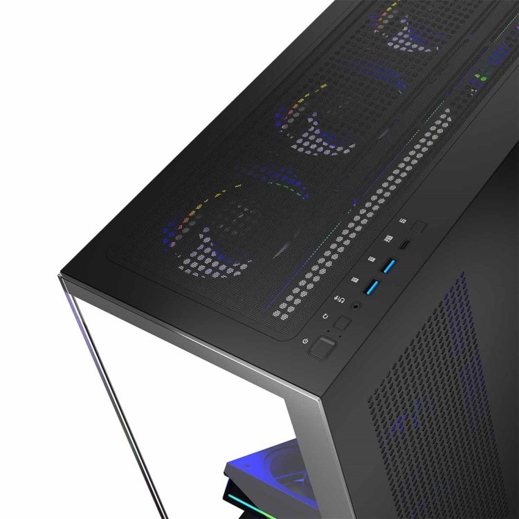 MODECOM OBUDOWA VOLCANO STELLAR ARGB MIDI 8F BLACK