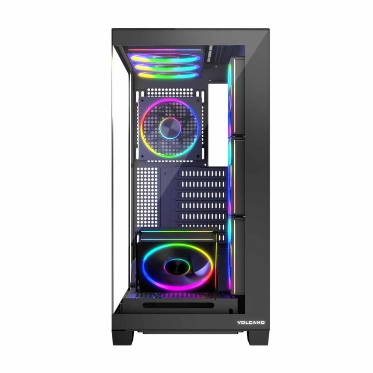 MODECOM OBUDOWA VOLCANO STELLAR ARGB MIDI 8F BLACK