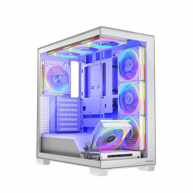 MODECOM OBUDOWA VOLCANO STELLAR ARGB MIDI 8F WHITE