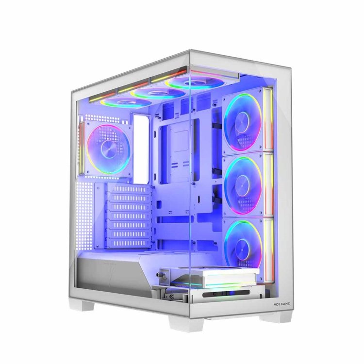 MODECOM OBUDOWA VOLCANO STELLAR ARGB MIDI 8F WHITE