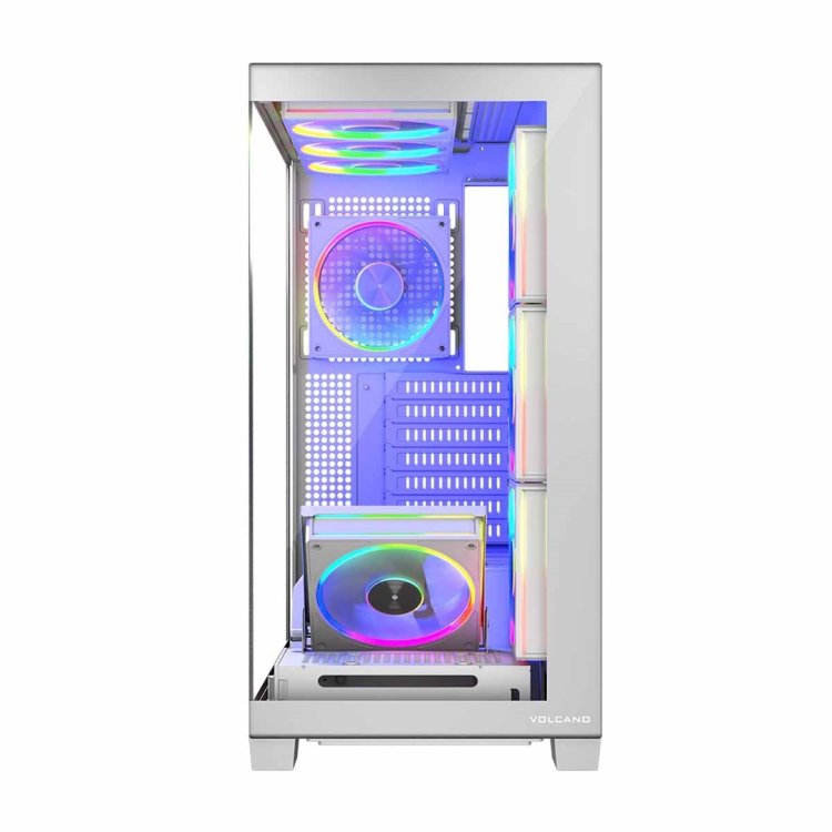 MODECOM OBUDOWA VOLCANO STELLAR ARGB MIDI 8F WHITE