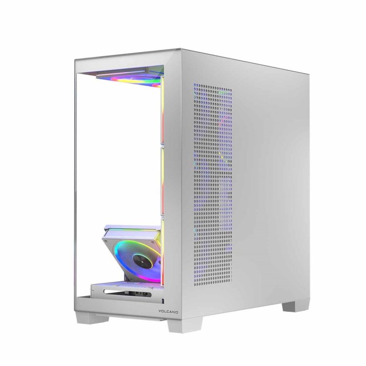 MODECOM OBUDOWA VOLCANO STELLAR ARGB MIDI 8F WHITE