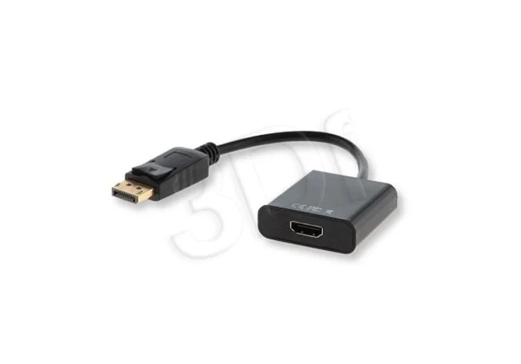 Adapter SAVIO cl-55 (HDMI F - DisplayPort M; 0,10m; kolor czarny)