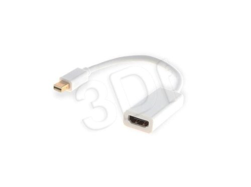Adapter SAVIO cl-57 (Mini DisplayPort M - HDMI F; 0,10m; kolor biały)