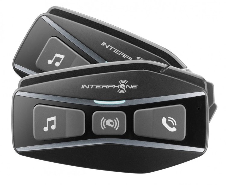 Intercom motocyklowy INTERPHONE U-COM 16, komplet na 2 kaski