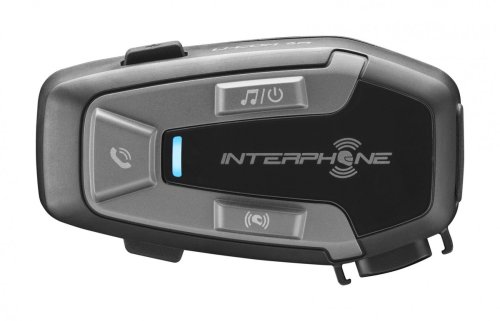 Intercom motocyklowy INTERPHONE U-COM 6R, komplet na 1 kask