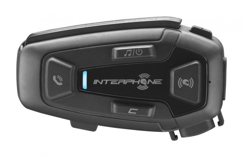 Intercom motocyklowy INTERPHONE U-COM 8R, komplet na 1 kask