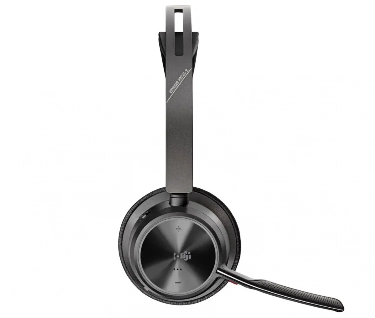 Poly Zestaw słuchawkowy Voyager Focus 2 z certyfikatem Microsoft Teams USB-C-C + przejściówka USB-C/A + podstawka ładująca 9T9J6AA#AC3