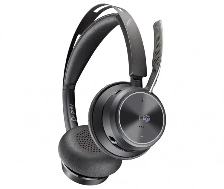 Poly Zestaw słuchawkowy Voyager Focus 2 z certyfikatem Microsoft Teams USB-C-C + przejściówka USB-C/A + podstawka ładująca 9T9J6AA#AC3