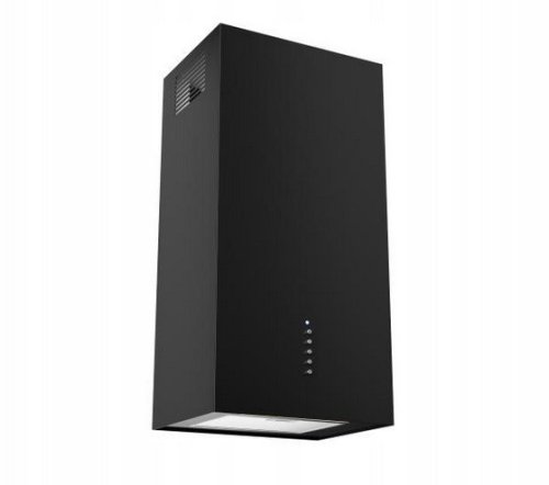 Okap AKPO WK-4 CUBERA WL CZARNY MAT T520 M3 / CZARNY FILTR ALUMINIOWY