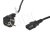 Kabel Lanberg CA-C13C-11CC-0050-BK (C13 / IEC C13 / IEC 320 C13 F - Schuko M; 5m; kolor czarny)