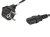 Kabel Lanberg CA-C13C-10CC-0018-BK (C13 / IEC C13 / IEC 320 C13 F - Shuko M; 1,8m; kolor czarny)