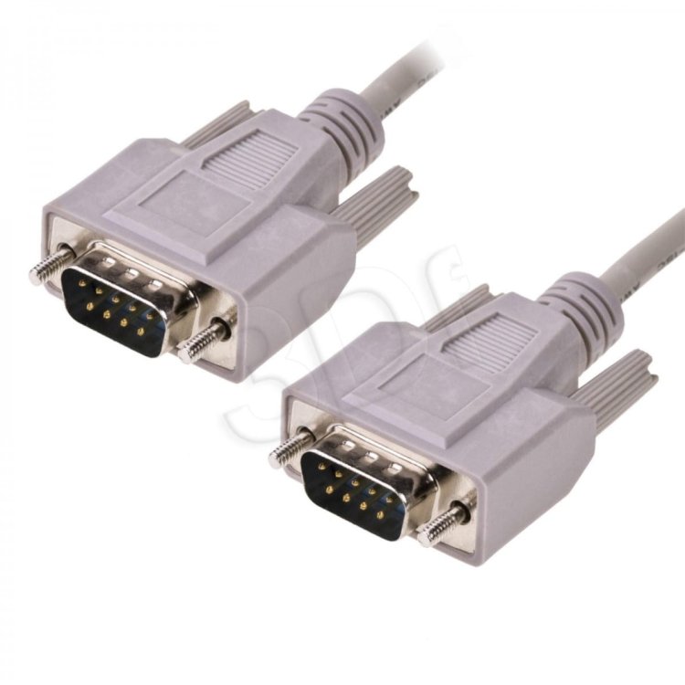 Kabel Akyga AK-CO-03 (RS-232 M - RS-232 M; 2m; kolor biały)