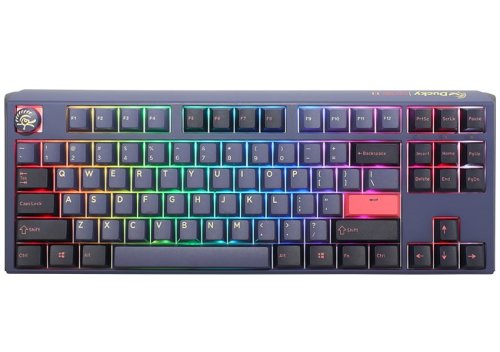 Klawiatura gamingowa Ducky One 3 Cosmic Blue TKL, RGB LED - MX-Ergo-Clear (US)