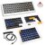 Ducky Outlaw 65 klawiatura Uniwersalne USB US English Srebrny