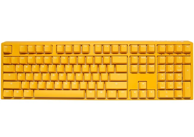 Ducky One 3 klawiatura Gaming USB QWERTY Angielski Żółty