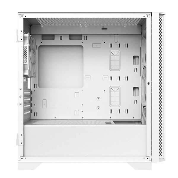 Montech AIR 100 ARGB, Micro-ATX, szkło hartowane - białe