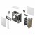 Obudowa Fractal Design FD-C-NOR1X-03 North XL Chalk White Midi Tower Biała