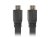 Kabel Lanberg CA-HDMI-21CU-0018-BK (HDMI M - HDMI M; 1,8m; kolor czarny)