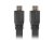 Kabel Lanberg CA-HDMI-21CU-0018-BK (HDMI M - HDMI M; 1,8m; kolor czarny)