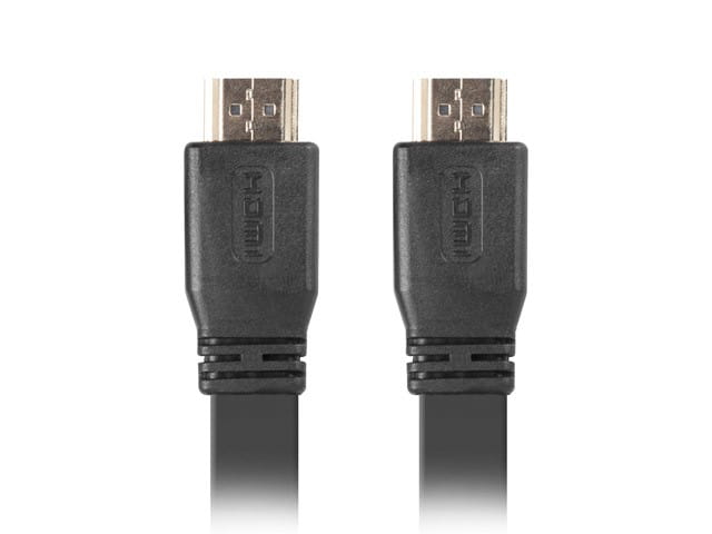 Kabel Lanberg CA-HDMI-21CU-0018-BK (HDMI M - HDMI M; 1,8m; kolor czarny)