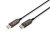Kabel DP/DP M/M czarny 15m DisplayPort 1.4 Hybrydowy  AOC 8K 60Hz UHD