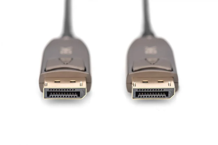 Kabel DP/DP M/M czarny 15m DisplayPort 1.4 Hybrydowy  AOC 8K 60Hz UHD