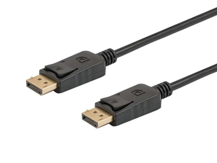 Kabel SAVIO CL-136 (DisplayPort M - DisplayPort M; 2m; kolor czarny)