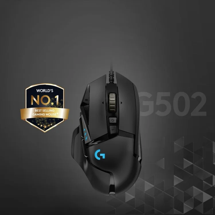 MYSZ USB OPTICAL G502 BLACK 910-005470 LOGITECH