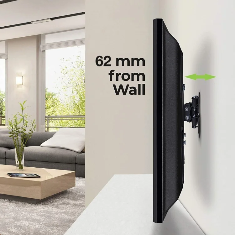 Techly ICA-PLB 136E uchwyt do telewizorów 139,7 cm (55") Czarny