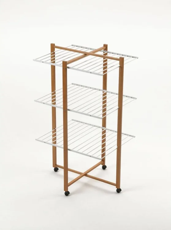 ARREDAMENTI KARISMA Suszarka na pranie - 80 x 68 cm, Brązowy