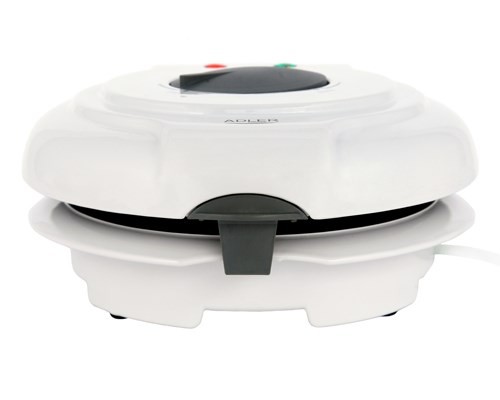 Adler AD 3038 gofrownica 1 gof. 1500 W Szary, Biały