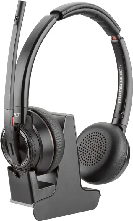 POLY Zestaw słuchawkowy Savi 8220 UC z certyfikatem Microsoft Teams DECT 1880–1900 MHz USB-A