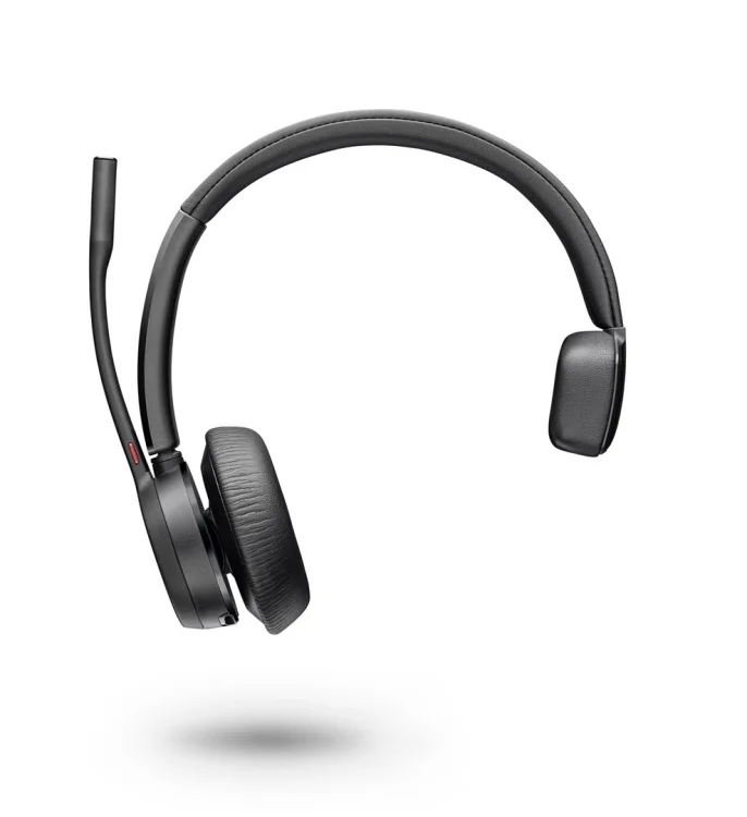 POLY Zestaw słuchawkowy Voyager 4310 z certyfikatem Microsoft Teams + adapter BT700 + stacja ładująca