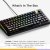 Glorious Gaming GMMK 3 PRO HE 75% Prebuilt klawiatura USB QWERTY US English Czarny