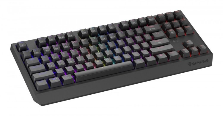 GENESIS Thor 230 TKL klawiatura Gaming USB + RF Wireless + Bluetooth QWERTY US English Czarny
