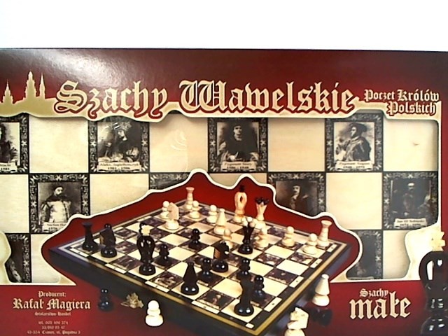 Szachy małe królewskie 35cm MAGIERA
