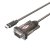 UNITEK ADAPTER USB-C - 1X RS-232, Y-1105K