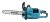 Makita UC015GT101 piła łańcuchowa Czarny, Niebieski
