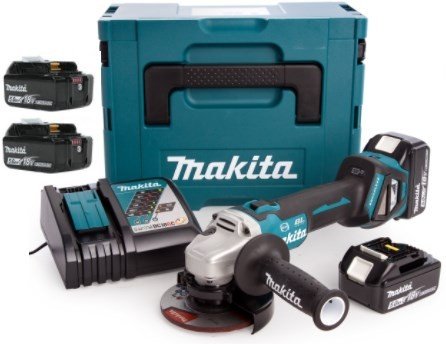 Szlifierka kątowa aku 18V 3x5,0Ah DGA513RT3J MAKITA