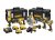 ZESTAW ELEKTRONARZĘDZI COMBO DEWALT DCK623P3-QW (DCF887+DCS367+DCG405+DCS570+DCD796+DCL050)