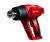 Einhell TC-HA 2000/1 Pistolet na gorące powietrze 500 l/min 550 °C 2000 W Czerwony