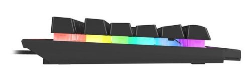GENESIS Rhod 500 RGB klawiatura Gaming USB QWERTY ES Hiszpański Czarny