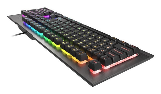 GENESIS Rhod 500 RGB klawiatura Gaming USB QWERTY ES Hiszpański Czarny