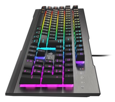 GENESIS Rhod 500 RGB klawiatura Gaming USB QWERTY ES Hiszpański Czarny