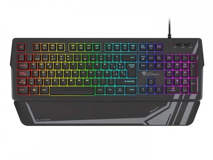 KLAWIATURA DLA GRACZY GENESIS RHOD 350 RGB ES PODŚWIETLENIE GAMINGOWA