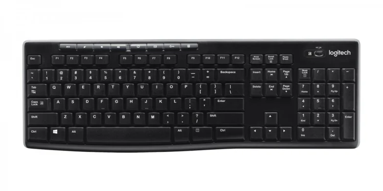 Logitech Wireless Keyboard K270 klawiatura RF Wireless QWERTZ Niemiecki Czarny
